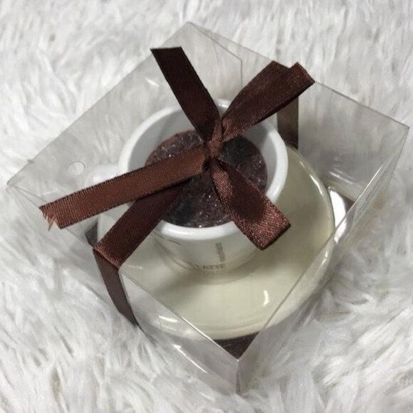 Mini Cafe Latte Cappuccino Mocha Macchiato Expresso Americano Cup/Saucer Candle - Picture 3 of 8